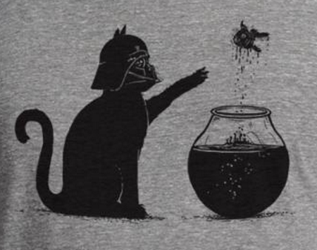 (image for) All Too Easy (Vader Cat) T-Shirt