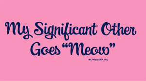 (image for) My Significant Other Goes Meow T-Shirt