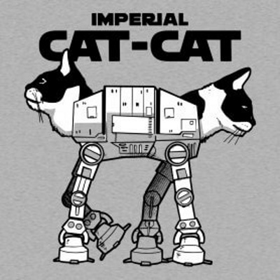 (image for) Imperial Cat-Cat Star Wars Parody T-Shirt