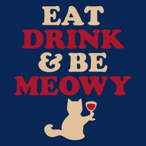 (image for) Eat Drink & Be Meowy T-Shirt