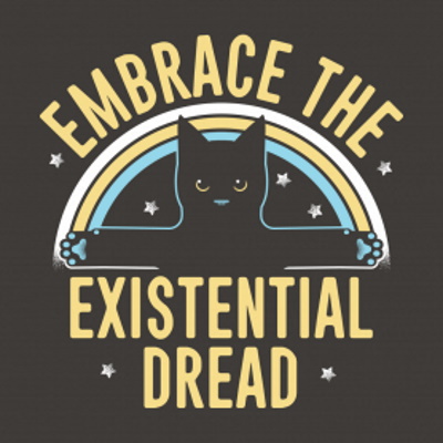 (image for) Embrace the Existential Dread Cat T-Shirt