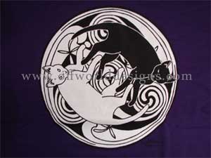 (image for) Yin Yang Cats Celtic T-Shirt