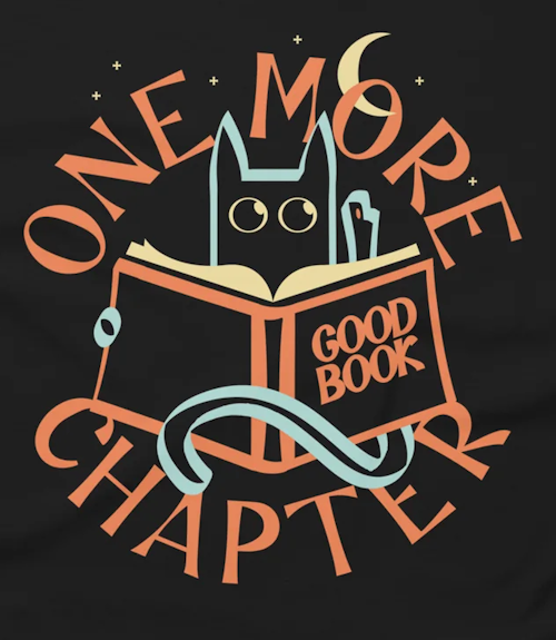 (image for) One More Chapter Cat T-Shirt