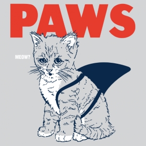 (image for) Paws (Jaws Parody) T-Shirt