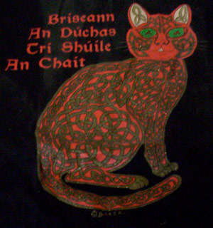 (image for) Soul of a Cat (Gaelic) TG T-Shirt