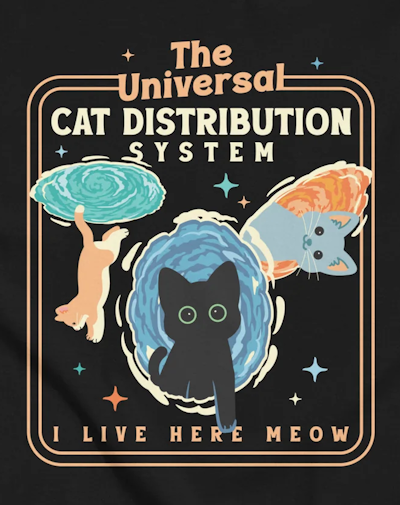 (image for) Universal Cat Distribution System T-Shirt